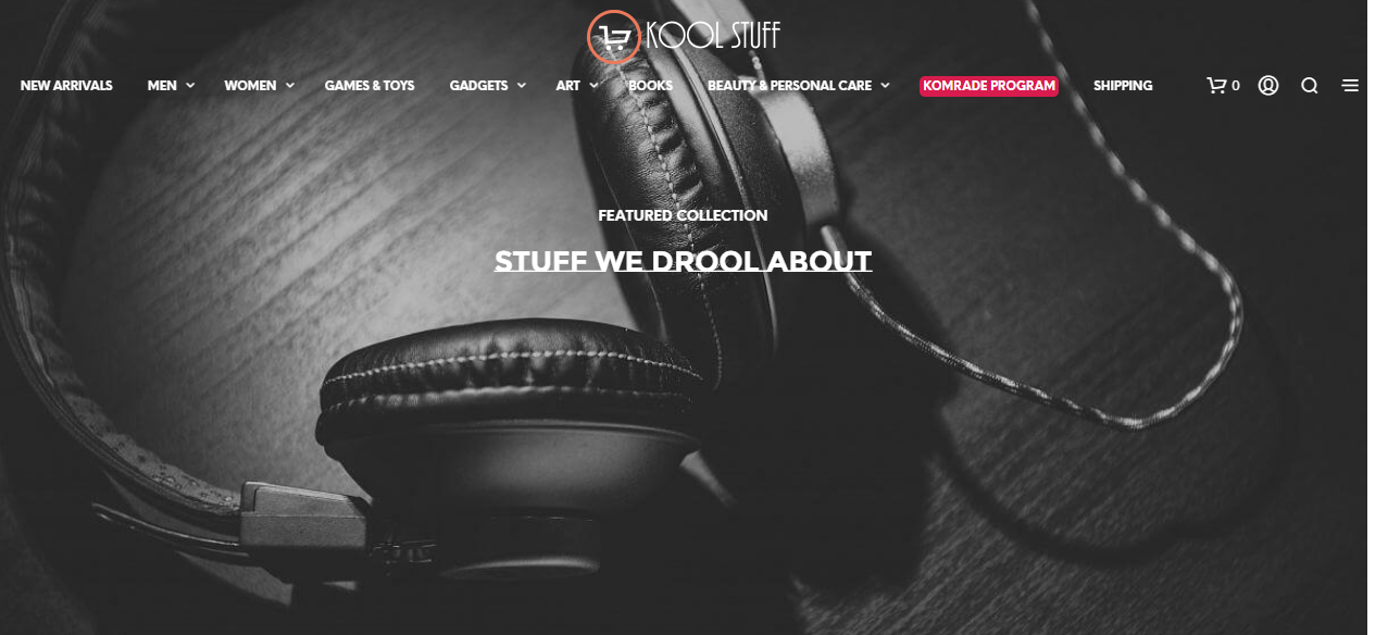 Koolstuff Ecommerce Website